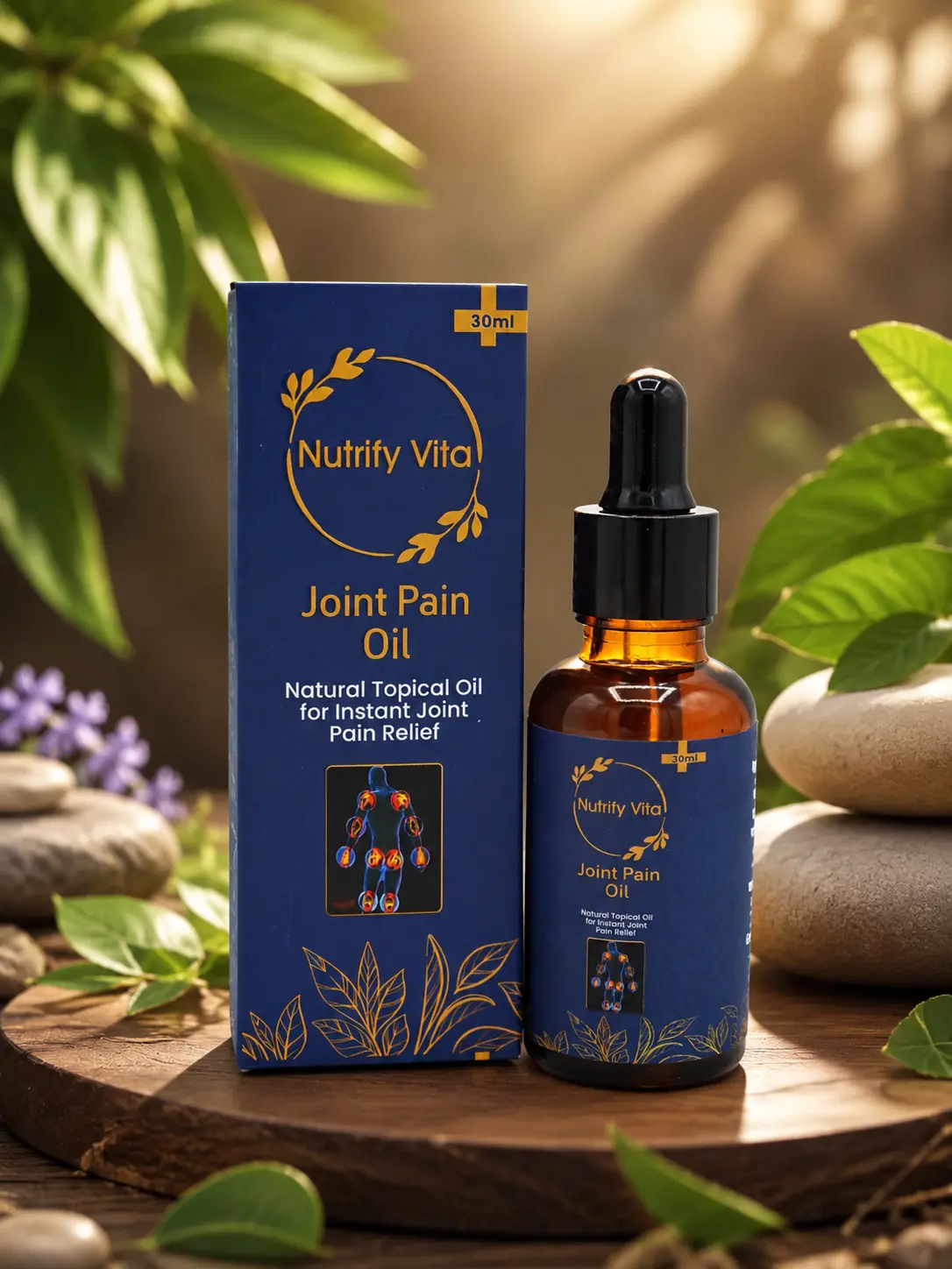 Nutrify Vita Joint Pain Oil premium product presentation