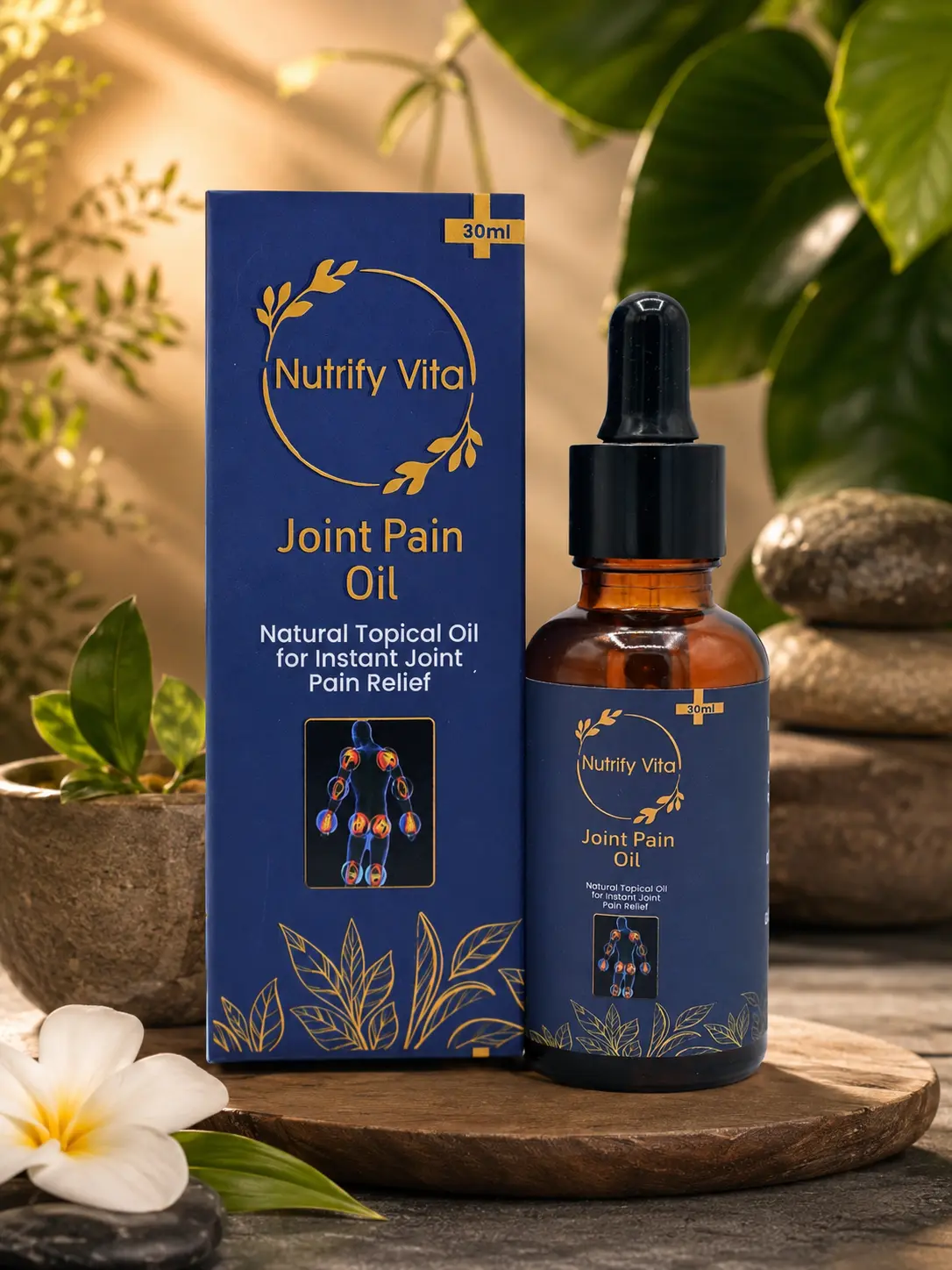 Nutrify Vita Joint Pain Oil close-up presentation